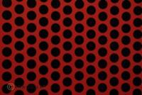 Strijkfolie Oracover 41-022-071-002 Fun 1 (l x b) 2 m x 60 cm Lichtrood-zwart