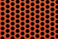 Oracover 41-064-071-002 Strijkfolie Fun 1 (l x b) 2 m x 60 cm Rood-oranje-zwart (fluorescerend)