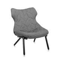 Kartell Foliage Fauteuil Trevira Grijs / Zwart