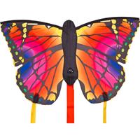 Merkloos Rode vlinder speel vlieger 52 x cm en 2 staarten -