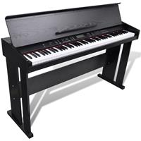 vidaXL Elektro Klavier Digital E-Piano mit 88 Tasten & Notenablage Schwarz