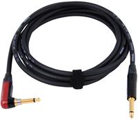 Cordial CSI3RP-SILENT ENCORE Right-Angled Silent TS Jack - Straight TS Jack Cable, 3m