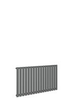 Eastbrook Tunstall Horizontale radiator 60x117,9cm Antraciet 1082 watt