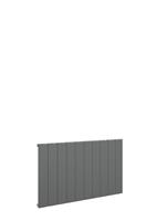 Eastbrook Rosano horizontale aluminium radiator 60x66cm Antraciet 777 watt