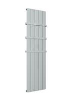 Eastbrook Withington verticale aluminium radiator 180x47cm Mat wit 1415 watt