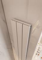Eastbrook Charlton verticale aluminium radiator 180x28cm Mat wit 865 watt
