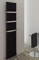 Eastbrook Rosano verticale aluminium radiator 28x60cm mat zwart 316 Watt