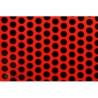 Oracover Orastick Fun 1 45-021-071-010 Plakfolie (l x b) 10 m x 60 cm Rood-zwart (fluorescerend)