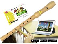 Voggenreiter Flute Master (App) mit Blockflöte aus Bergahorn (barocke Griffweise)