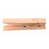 Mega houten wasknijper 15 cm Bruin