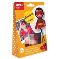 Apli Kids craft kit, op blister, superheld