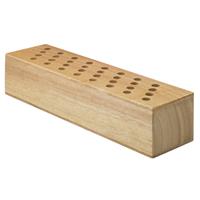 WESTCOTT Scherenblock, aus Holz, unbestückt, für 32 Scheren