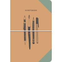Deltas Paperstore: schetsboek klein bruches & pencils 20 cm
