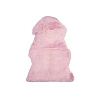 Beliani Schapenvacht kleed roze ULURU