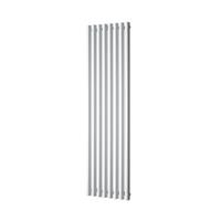 Plieger Trento designradiator verticaal met middenaansluiting 1800x470mm 1086W wit structuur 7250036