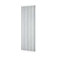 Plieger Trento designradiator verticaal met middenaansluiting 1800x590mm 1357W wit structuur 7250052