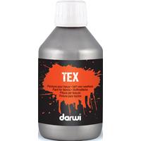 Darwi textielverf Tex, 250 ml, zilver