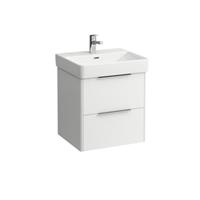 Laufen Base Waschtischunterschrank, 2 Schubladen, für Waschtisch 810962, Farbe: Weiß glänzend - H4021721102611