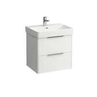 Base Waschtischunterschrank, 2 Schubladen, für Waschtisch 810963, Farbe: Weiß glänzend - H4022321102611 - Laufen