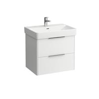 Base Waschtischunterschrank, 2 Schubladen, für Waschtisch 810964, Farbe: Weiß glänzend - H4022921102611 - Laufen