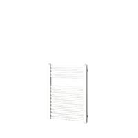 Plieger Roma M designradiator horizontaal middenaansluiting 805x600mm 456W zilver metallic 7250674