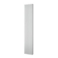 Plieger Siena designradiator verticaal dubbel 1800x318mm 1096W mat zwart 7250427