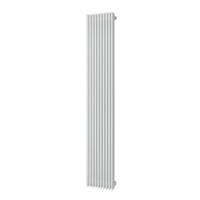 Plieger Antika Retto designradiator verticaal middenaansluiting 1800x295mm 994W mat zwart 7250299