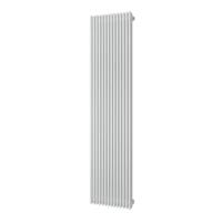 Plieger Antika Retto designradiator verticaal middenaansluiting 1800x415mm 1556W mat zwart 7250297