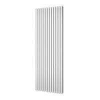 Plieger Siena designradiator verticaal dubbel 1800x606mm 2030W mat zwart 7250429