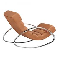 WOHNLING Relaxliege Sessel Fernsehsessel Relaxsessel Schaukelstuhl Wippstuhl modern weiß