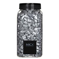 Mica Decorations Decoratie/hobby stenen zilver 1 kg Zilver