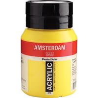 Amsterdam acrylinkt, flesje van 500 ml, primairgeel