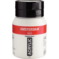 Amsterdam acrylinkt, flesje van 500 ml, titaanwit