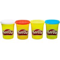 Hasbro Play-Doh 4-Pack van 4-ounce blikjes (Klassieke kleuren)