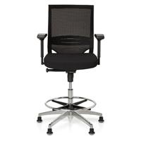 Hjhoffice TOP Work 77 - Werkstoel / werkkruk/ verhoogde bureaustoel