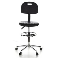 hjhoffice TOP Work 23 - Werkstoel / werkkruk/ verhoogde bureaustoel
