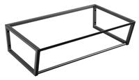 sapho Industrial wastafel frame mat zwart 75cm