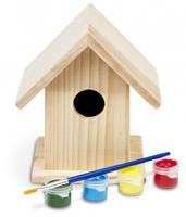 BS Toys Schilderbaar vogelhuisje Knutselproduct
