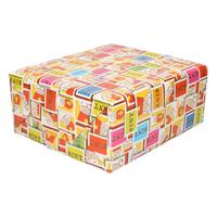 Bellatio 5x Sinterklaas inpakpapier/cadeaupapier gekleurd 250 x 70 cm Multi