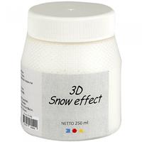 diverse 3D Strukturschnee, Weiß, 250 ml/ 1 Dose