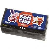 creativcompany Creativ Company Soft Clay - Black 500gr.