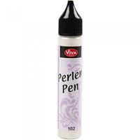 vivadecor ViVA DECOR Perlen Pen, 28 ml, creme