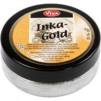 Creativ Company Inka-Gold Glanswax Zilver, 50ml