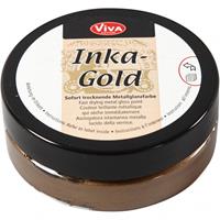 Creativ Company Inka-Gold Glanswax Brown Gold, 50ml