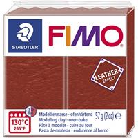 FIMO EFFECT LEATHER Modelliermasse, rost, 57 g