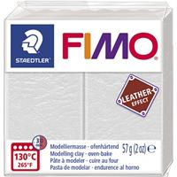 FIMO EFFECT LEATHER Modelliermasse, elfenbein, 57 g