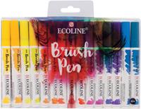 Talens Ecoline Brush pen, etui met 30 stuks in geassorteerde kleuren