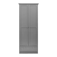 Leen Bakker Legkast Vera 2-deurs - antraciet - 200x80x39 cm