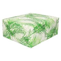 2x Inpakpapier/cadeaupapier wit/groen palmbomen 200 x 70 cm Multi