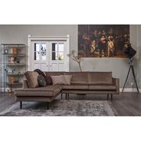 Be Pure Home Hoekbank Rodeo links taupe velvet